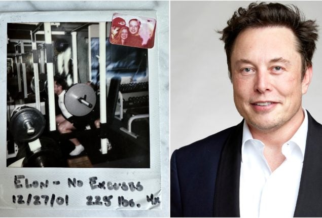 Elon Musk Shares Throwback Pic of His Weight Loss Journey