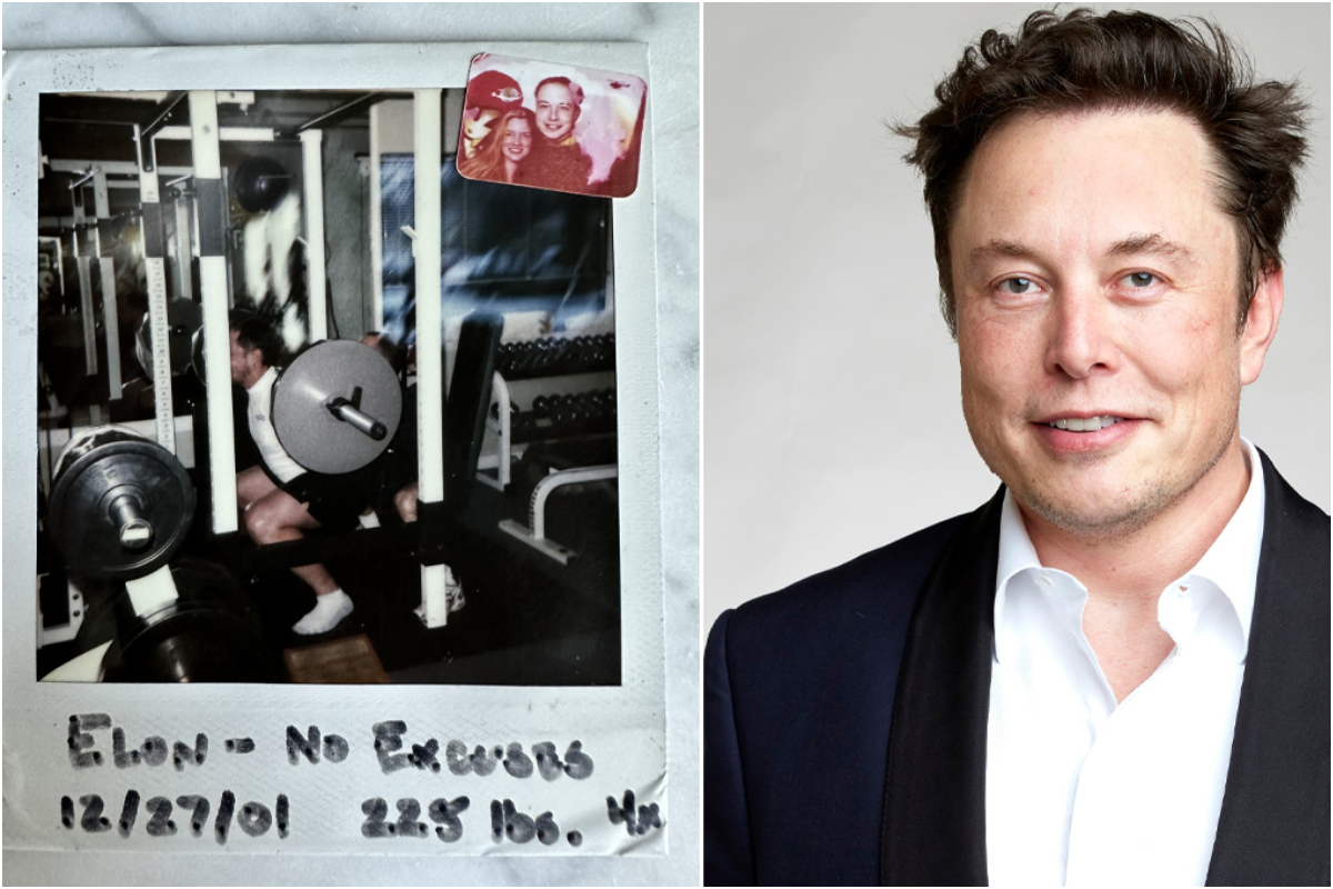 Elon Musk Shares Throwback Pic of His Weight Loss Journey