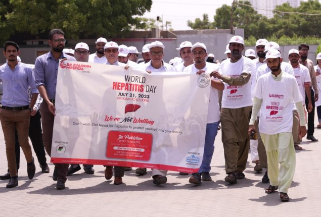 5mln individuals carry hepatitis B virus in Pakistan