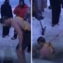 Man jumps in freezing lake to save friend’s phone