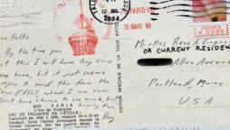 Postcard from the past finally arrives after 54 years