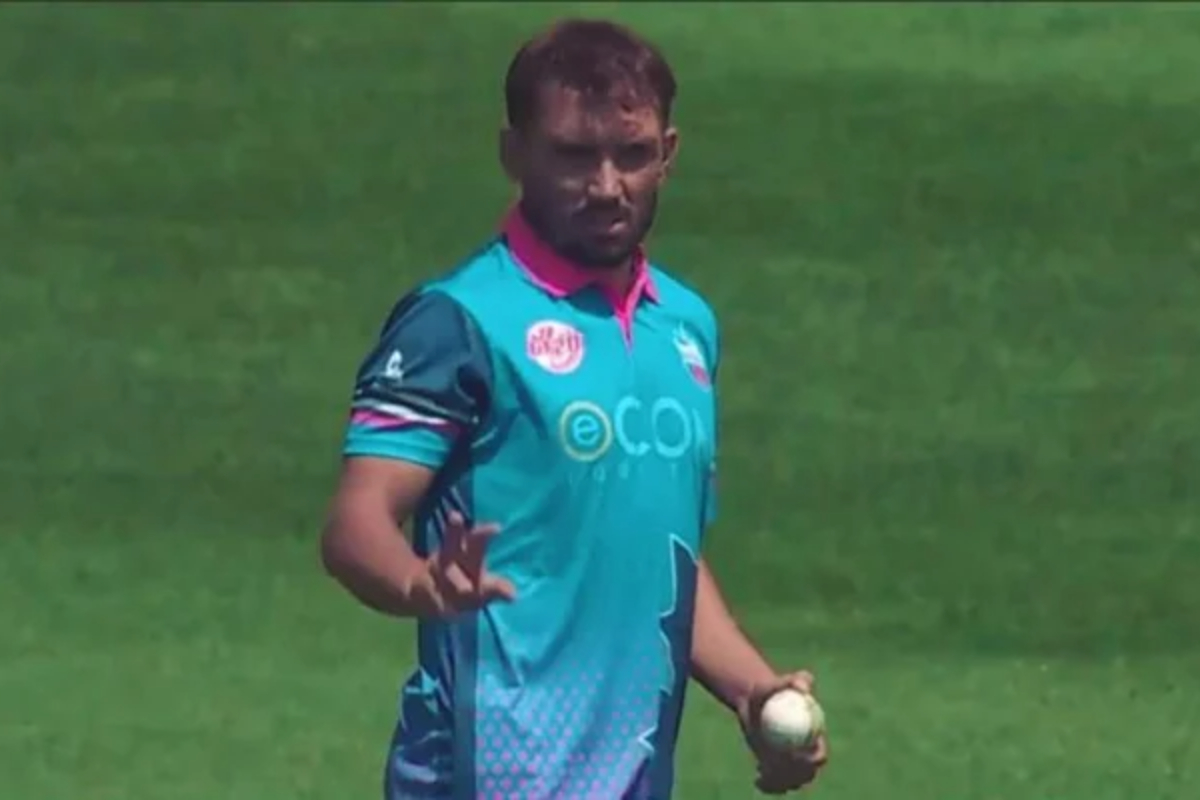Zaman Khan showcases his skills as 'last over specialist' during GLT20 Canada match