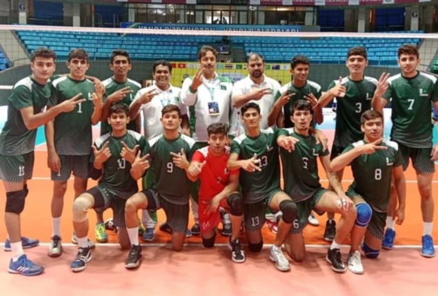 Pakistan triumph over Taipei in Asian U16 Volleyball Championship