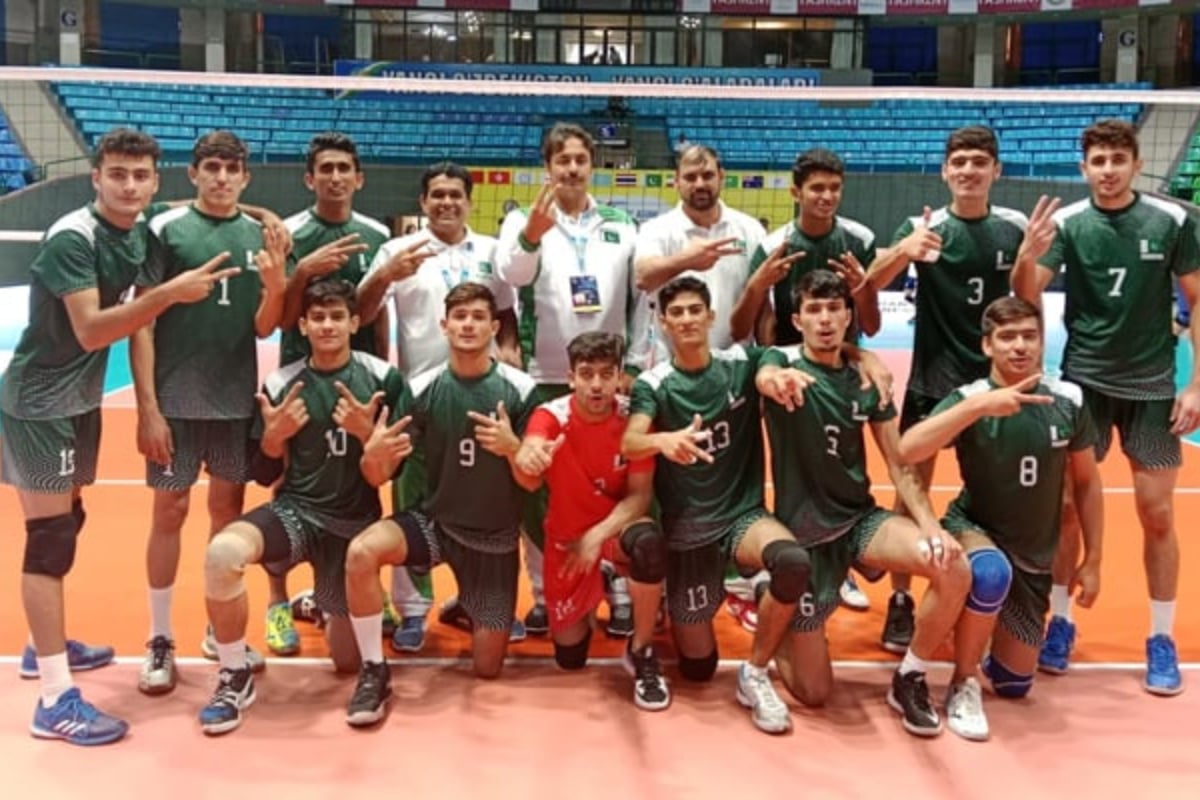 Pakistan triumph over Taipei in Asian U16 Volleyball Championship