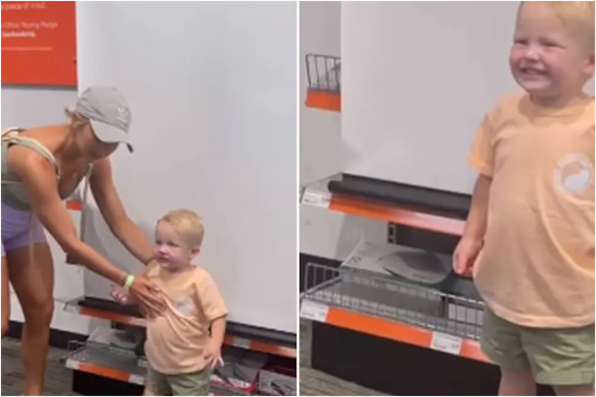 Toddler's passport photo attempt goes viral