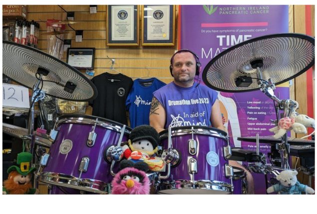 Lisburn Man Sets Drumming World Record in Touching Tribute to Late Partner