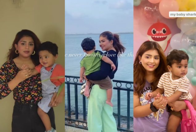Anumta Qureshi Delights Fans With Her Pictures With Son