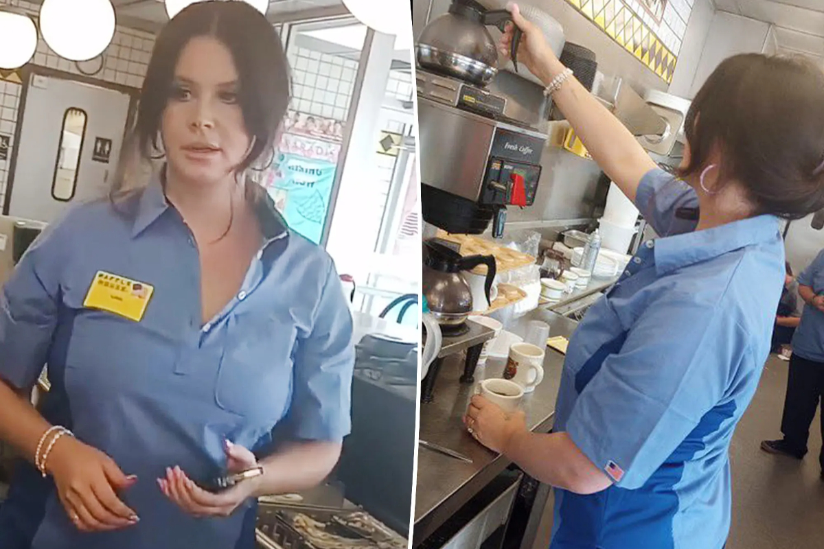 Lana Del Rey Goes Undercover as Waffle House Waitress