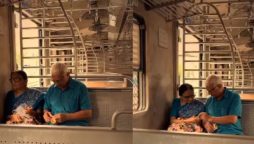Elderly Couple's Simple Act of Love on Train Touches Millions