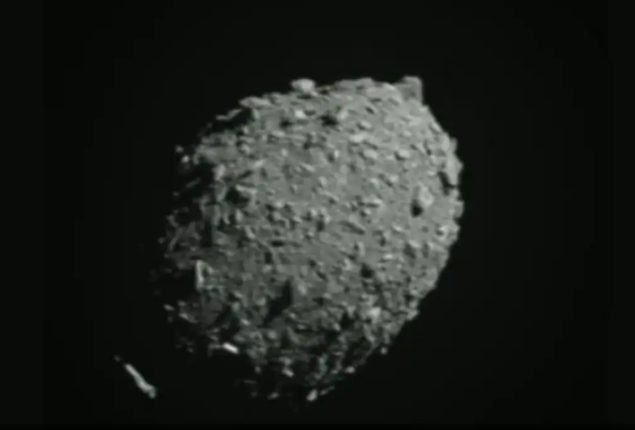 NASA's DART Mission: Hubble Telescope Sees Debris Cloud