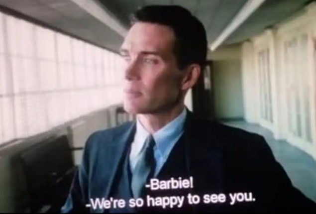 Oppenheimer with Barbie subtitles: The real Barbeheimer?