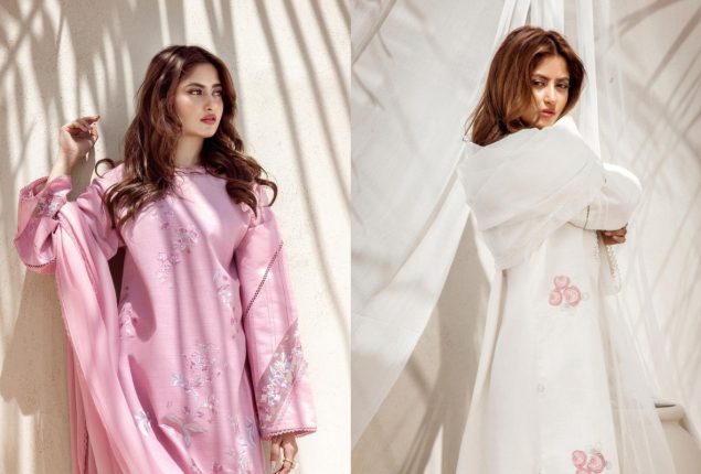 Sajal Aly showcases her Timeless Grace in desi Women Wear