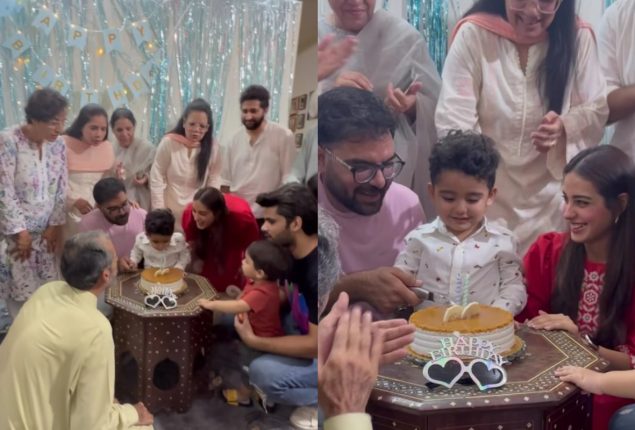 Iqra Aziz & Yasir celebrated their son 2nd birthday