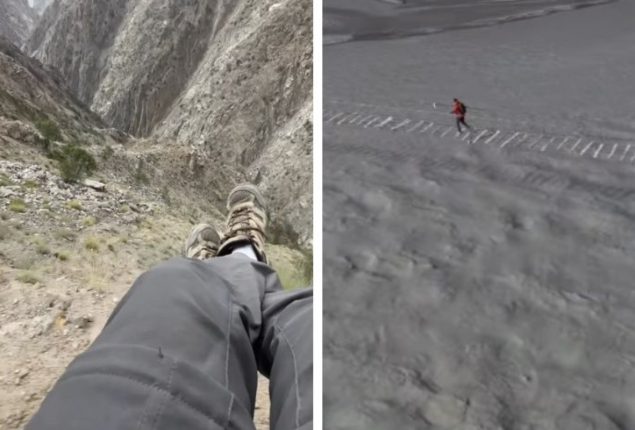 Man's Death-Defying Walk on Pakistan Bridge Goes Viral
