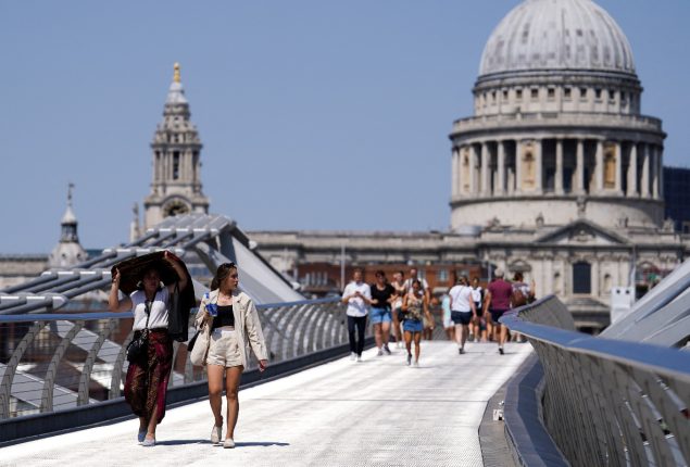 UK heatwaves climate crisis