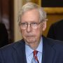 Mitch McConnell delays & led away from major press conference