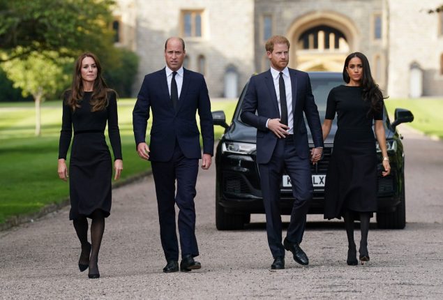Meghan & Harry are nervous as result of Kate & William