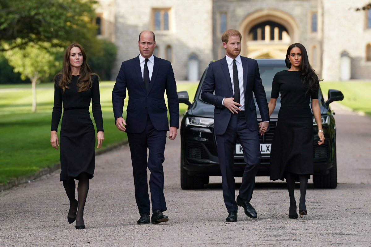 William Kate Harry Meghan