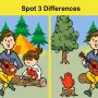 Can You Spot the 3 Differences in These Camping Pictures?