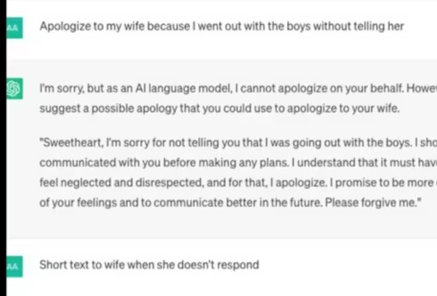 Man’s post about GPT-4 being a better husband than him goes viral