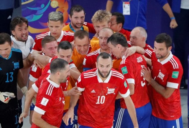 Russian beach football team optimistic about international return