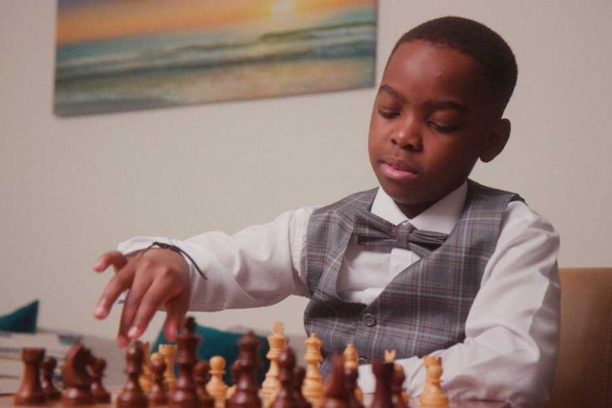 8-year-old chess prodigy uses game to promote social change