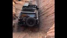 SUV Conquers Near-Vertical Incline, Video Goes Viral