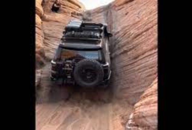 SUV Conquers Near-Vertical Incline, Video Goes Viral