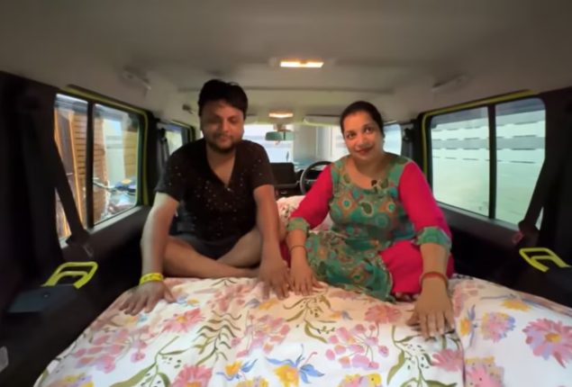 Deepak Gupta turns car into cozy bedroom with a little jugaad
