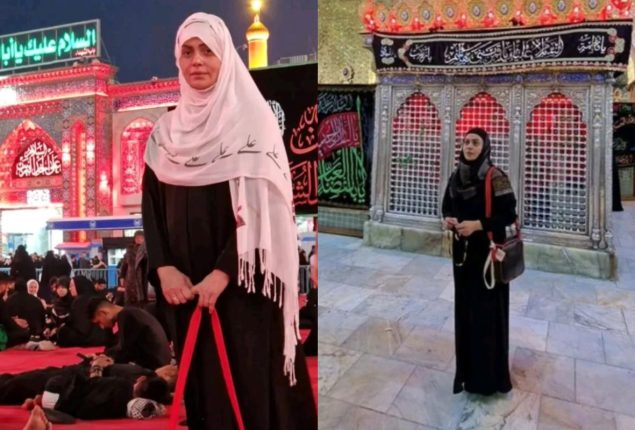 Sadia Imam shares latest picture From Karbala