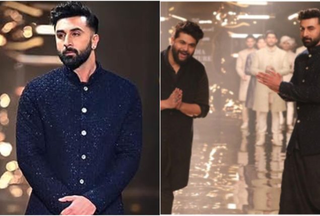 Ranbir Kapoor Turns Heads as the Showstopper at Fashion Show