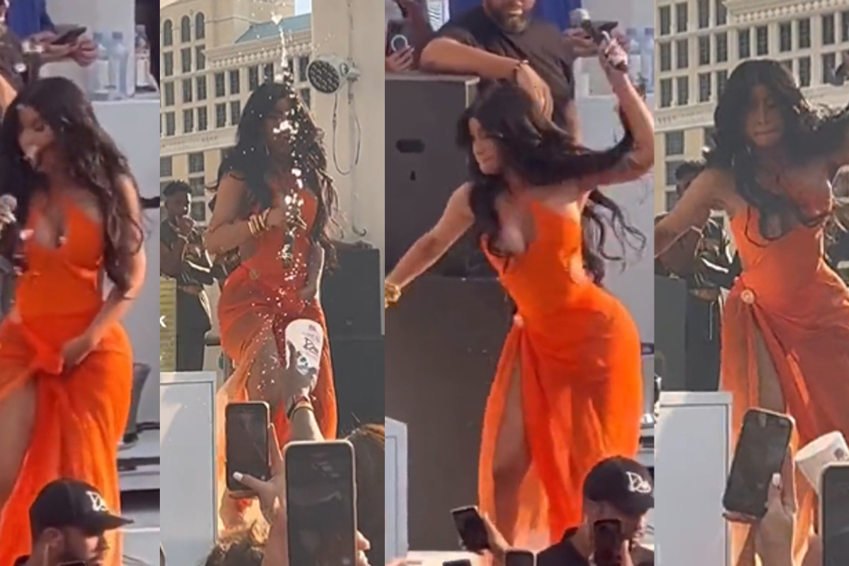 Cardi B Goes Viral for Throwing Microphone at Fan