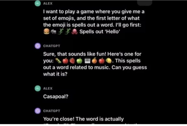 Playing Emoji Word Game with GPT-4: A Fun AI Chatbot Adventure!