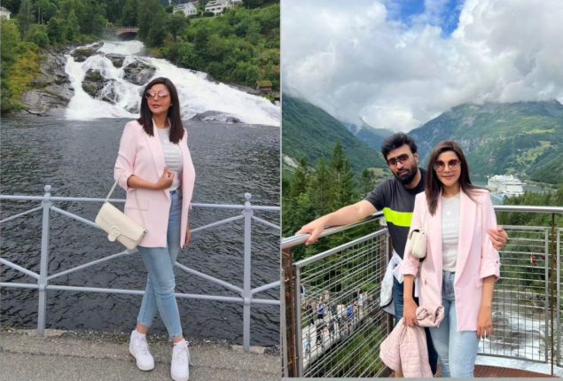 Nida Yasir and Yasir Nawaz tempting pictures from Norway