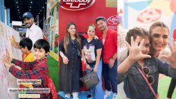 Celebrities spotted with their kids at an event