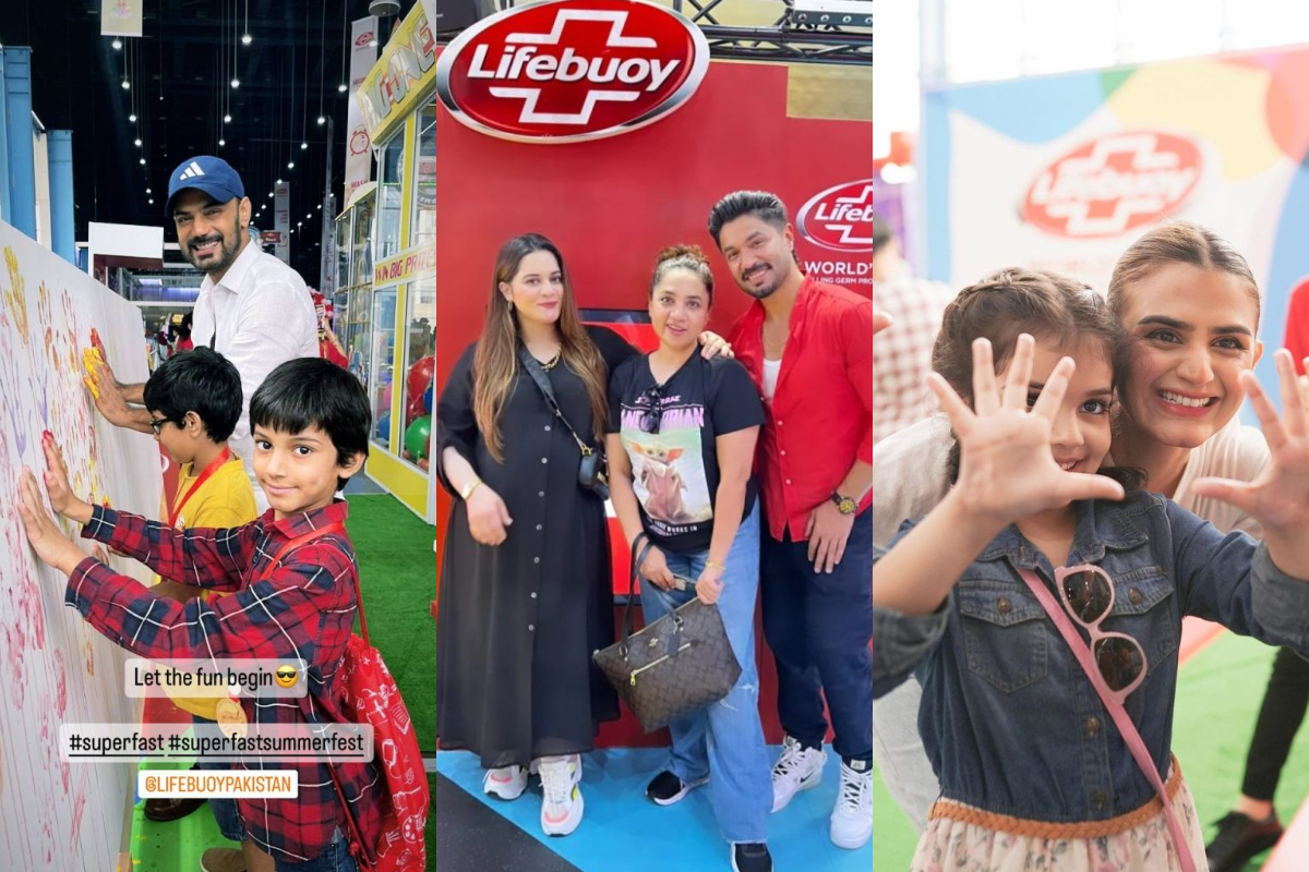 Celebrities spotted with their kids at an event