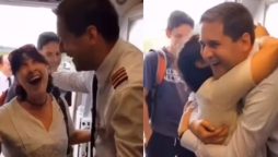 Son surprises mom by being the pilot on her flight