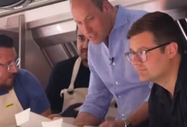 Prince William Goes Undercover as Burger Flipper