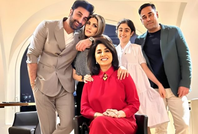 Ranbir Kapoor Joins Family in Birthday Celebration for Mom