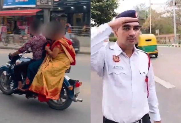 Watch: Delhi police shares video of 3 Idiots scene recreation on bike with warning