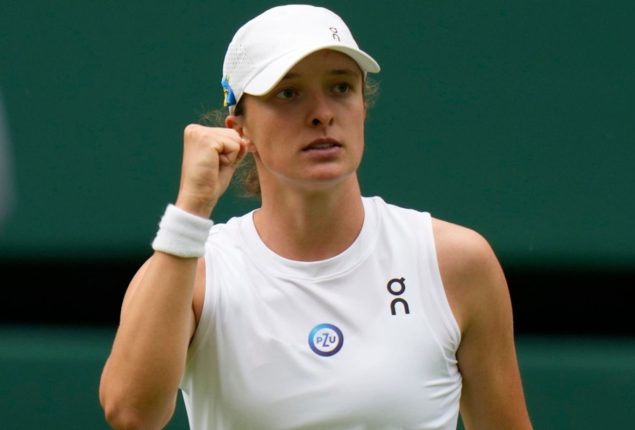 Wimbledon 2023: Iga Swiatek sets fourth round clash with Belinda Bencic