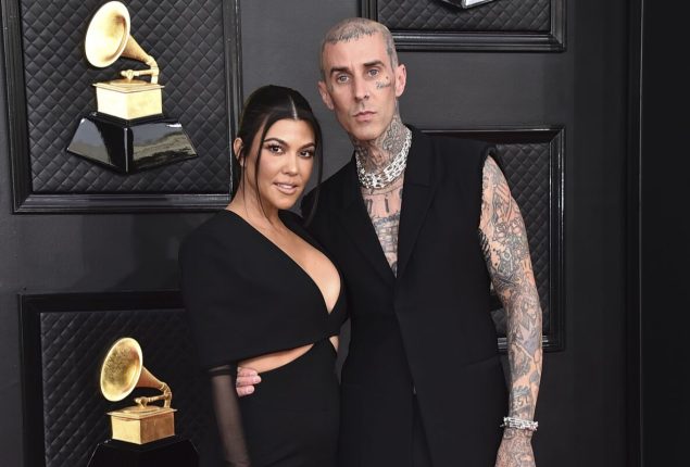 Kourtney Kardashian reacts to Travis Barker naming their baby ‘Rocky 13’