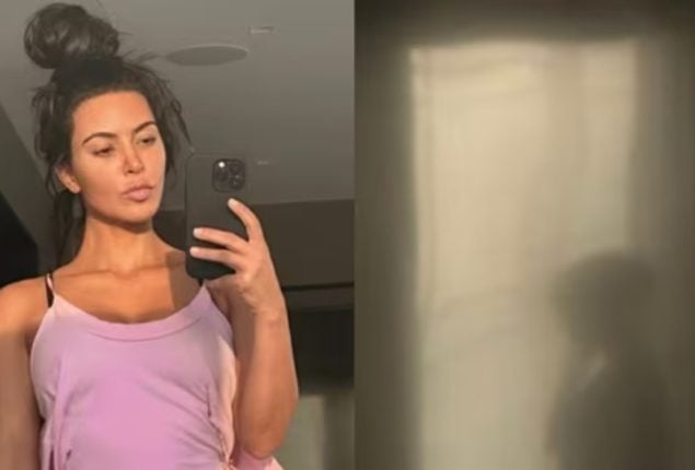 Kim Kardashian captures a GHOST on her camera; picture goes viral