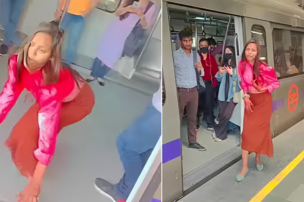 Influencer's Dance on Metro