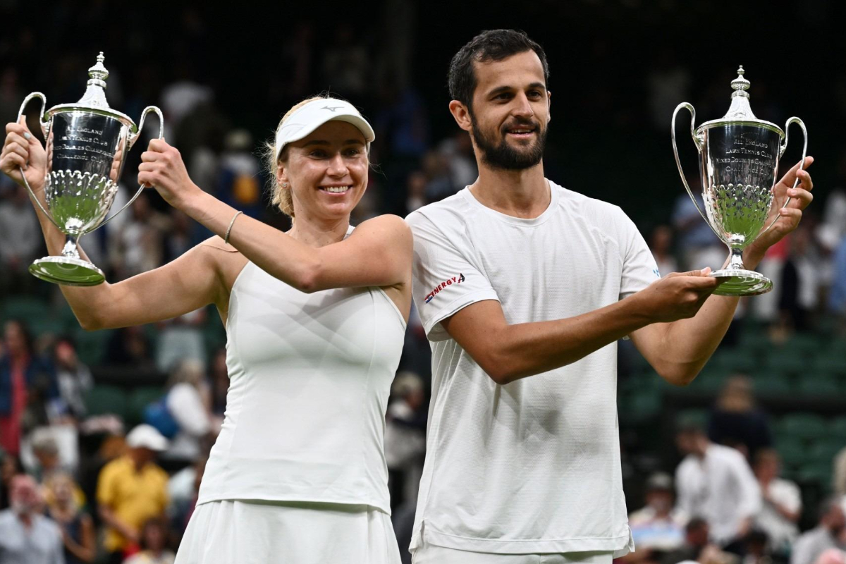 Wimbledon 2023: Ukrains's Lyudmyla Kichenok and her partner Mate Pavic win mixed doubles