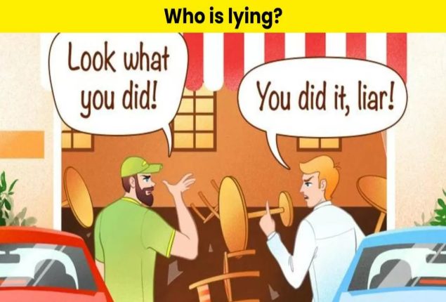 Brain teaser: Spot who is lying in the picture within 6 seconds!