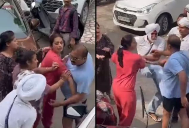 Watch: Viral Video Shows Shocking Delhi Parking Dispute Brawl