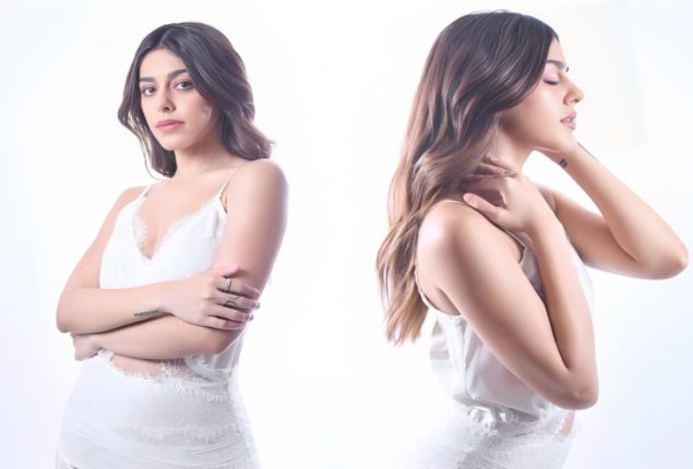 Alaya F Stuns in Ethereal White Gown by Ayesha Depala