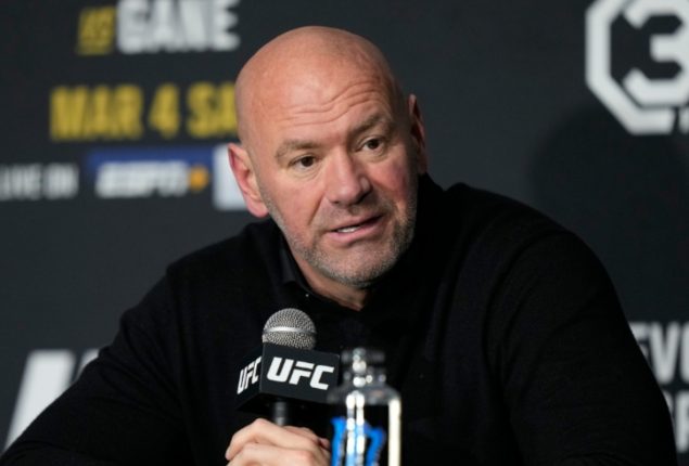 UFC President Dana White says he doesn’t expect to be punished