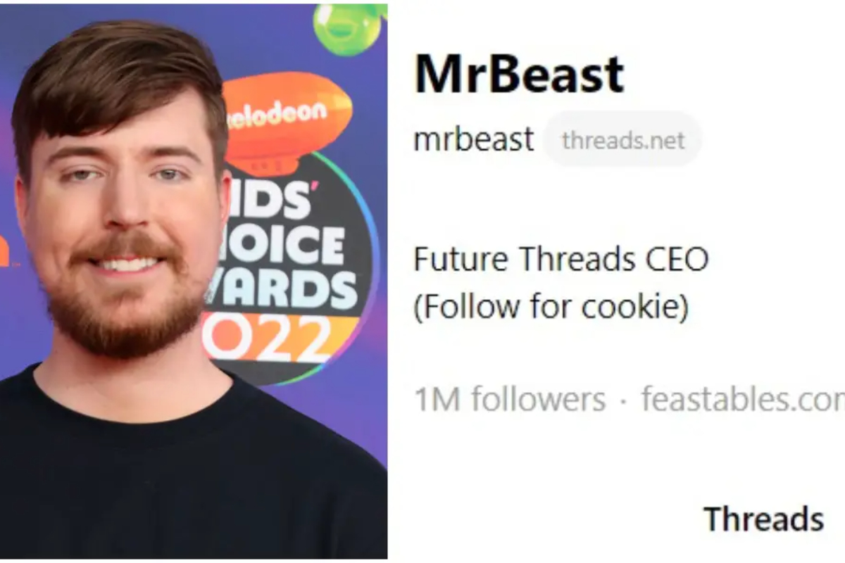 MrBeast Threads app
